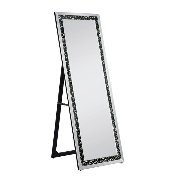 Nysa - Floor Mirror - Faux Crystals