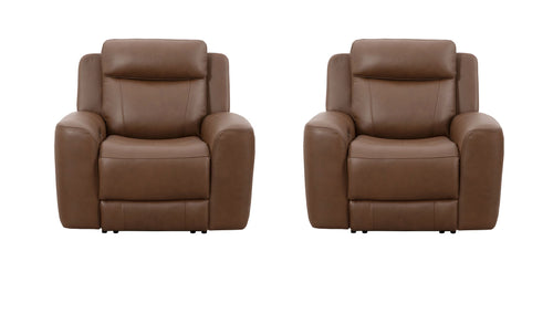 Calgary - Power Recliner Autumn Umber 2 Pieces