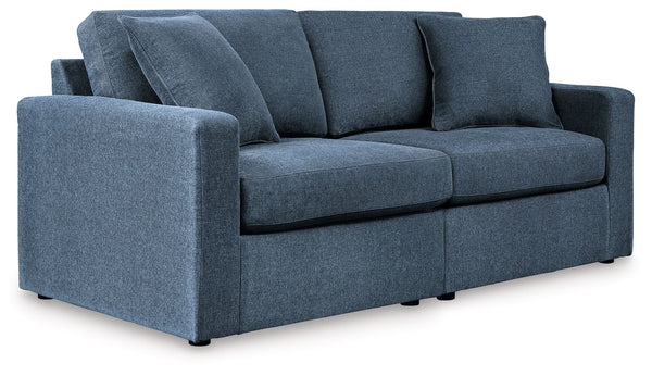 Modmax - Ink - Sectional Blue 2 Pc. Sectional Loveseat