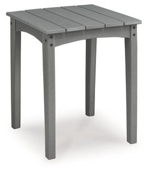 Cove Beach - Square End Table - Gray