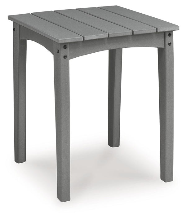 Cove Beach - Square End Table - Gray