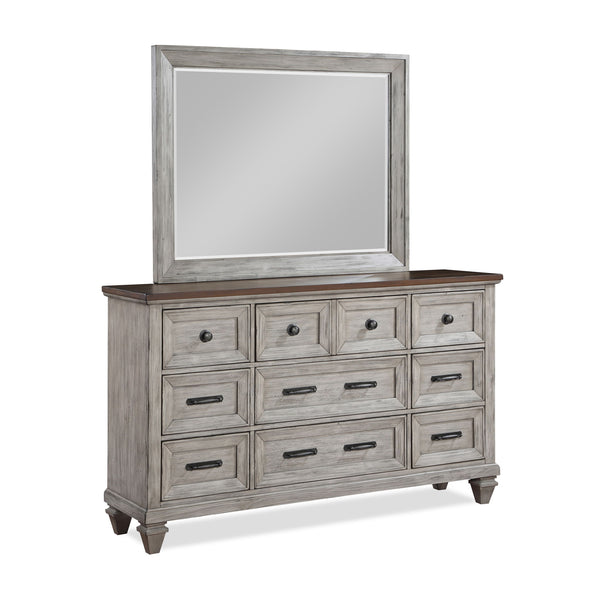 Mariana - Dresser & Mirror Gray