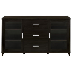 Lewes - 2 Door Engineered Wood TV Stand - Cappuccino