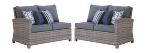 Salem Beach - Gray - 3 Pc. - Sectional Lounge