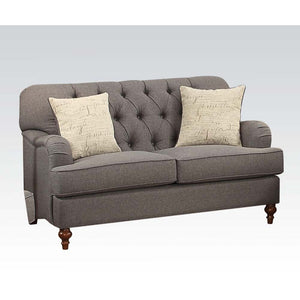 Alianza - Loveseat (w/2 Pillows) Dark Gray