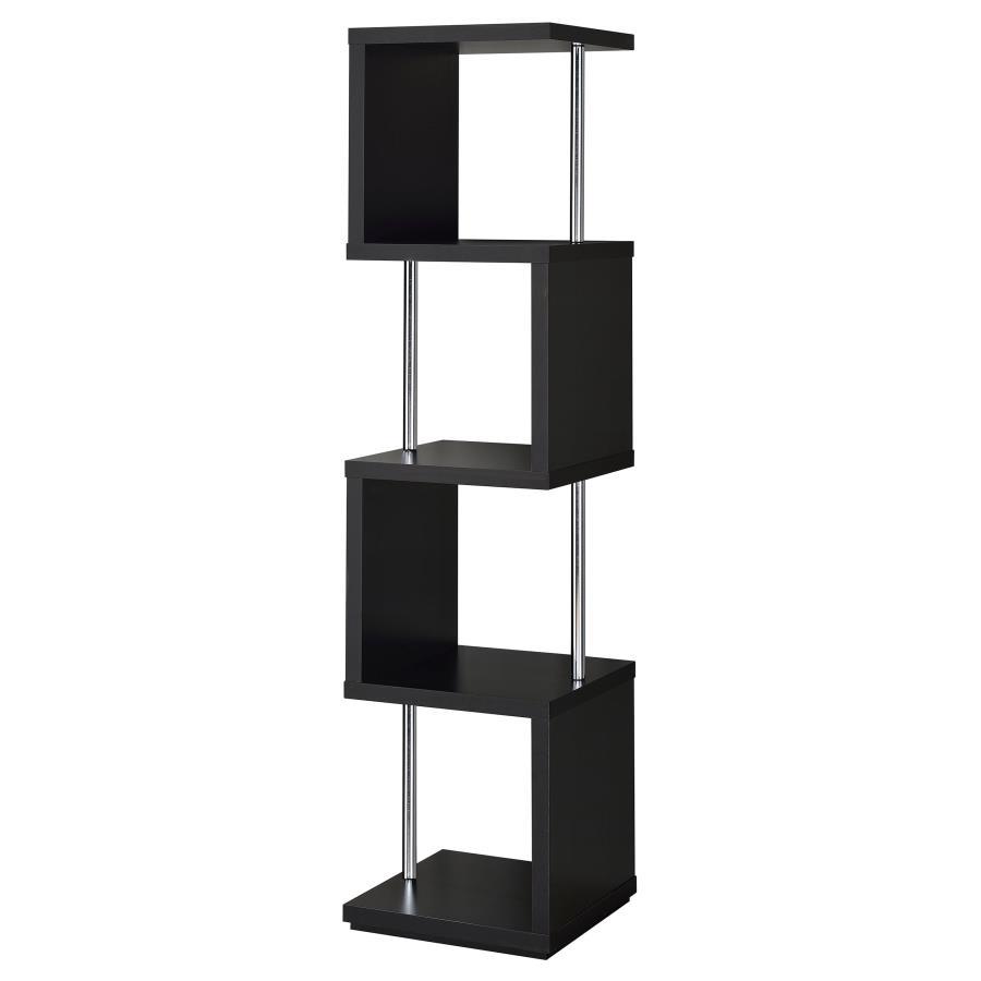 Baxter - 4-shelf Bookcase White
