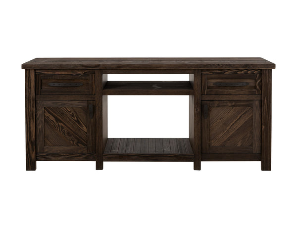 Dutton - Electric Fireplace - Rookwood Brown