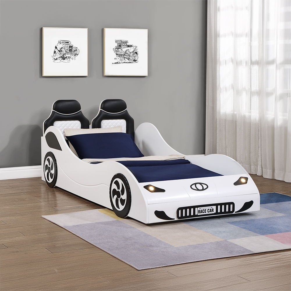 Colen - Car Bed White Twin