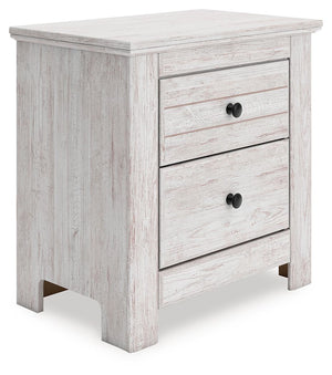 Makidern - Two Drawer Night Stand White