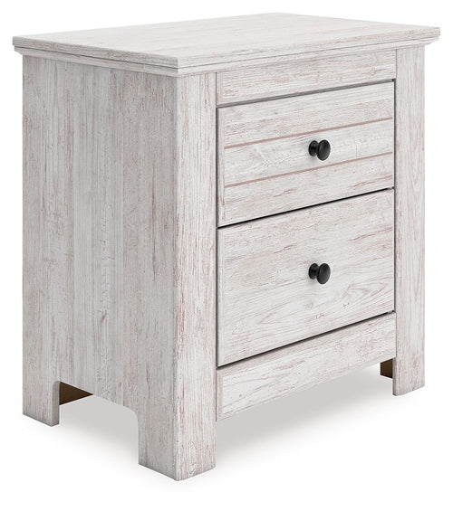 Makidern - Two Drawer Night Stand White