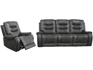 Outlaw - Power Reclining Sofa And Recliner - Stallion