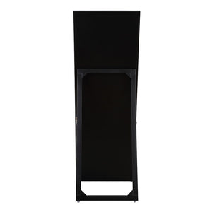 Noralie - 63" X 22" Floor Mirror - Mirrored & Faux Diamonds