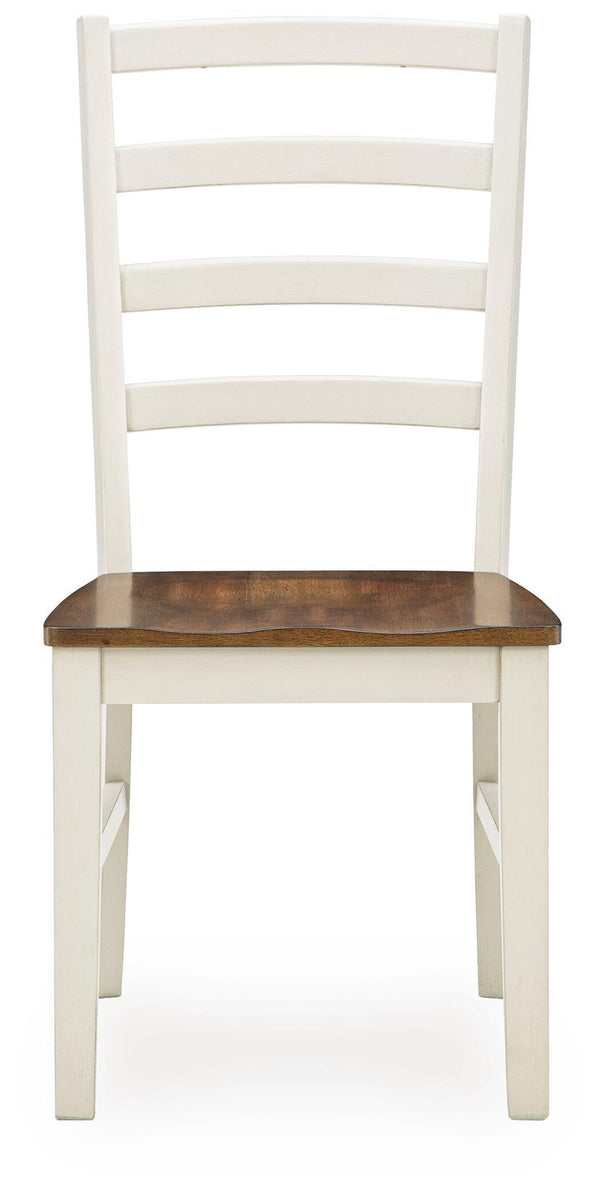Brinfern - Dining Room Side Chair (Set of 2) - Brown / Antique White