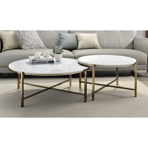 Zaidee - Nesting Table Set - Champagne