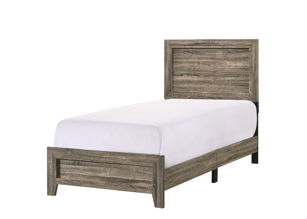 Millie - Twin Bed In One Box - Warm Gray