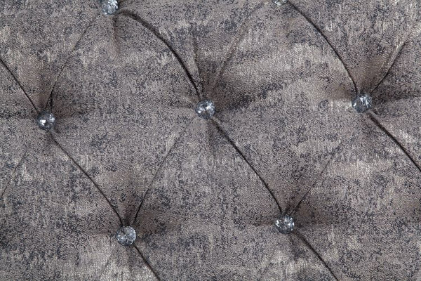 Elozzol - Sofa With 5 Pillows - Fabric & Antique Bronze