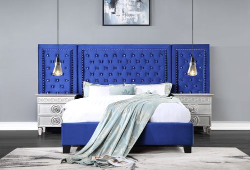 Damazy - Bed Blue King