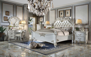 Vendome - Bed Antique Pearl Queen