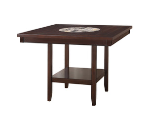 Fulton - 5 Piece Dining Room Set - Dark Brown