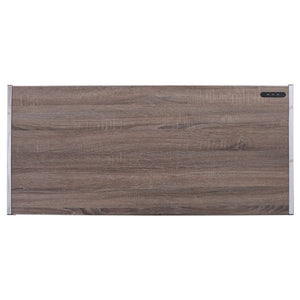 Finis - Writing Desk With USB - Weathered Oak & Chrome