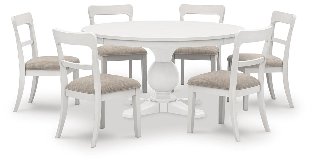 Greddinton - Round Dining Table Set