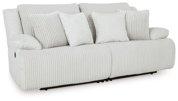 Top Tier - Reclining Sectional Gray 2 Pc. Loveseat Reclining Sectional