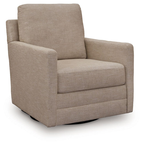 Freybourne Next-Gen Nuvella - Swivel Accent Chair Beige