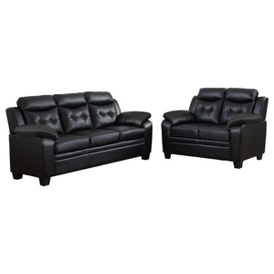 Finley - Upholstered Padded Arm Tufted Sofa Set
