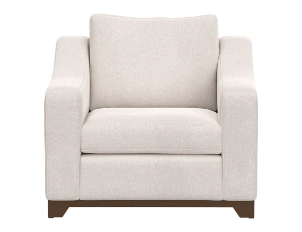 Natural Parota - Armchair - Mink Withe