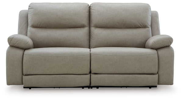 Narwhal Place - Reclining Sectional Beige 2 Pc. Power Reclining Sectional Loveseat