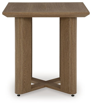 Serene Bay - Dark Brown - Square End Table