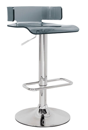 Rania - Adjustable Stool w/Swivel (1Pc) Dark Gray