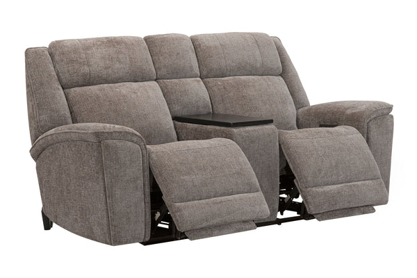 Colton - Power Zero Gravity Console Loveseat With Immersive Audio P3 - Branson Tweed