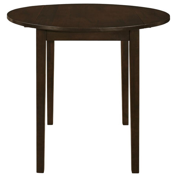 Bucknell - 3 Piece Round Drop Leaf Dining Table Set