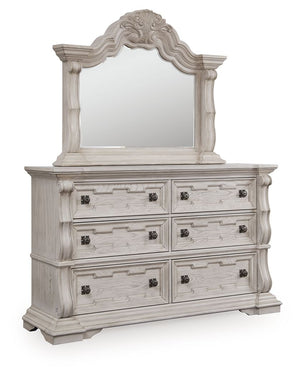 Bruchandi - Dresser Gray Dresser & Mirror