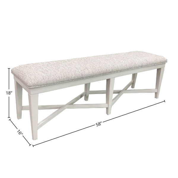 Americana Modern Dining - Upholstered Bench - Cotton