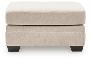Mandi Point - Oversized Accent Ottoman - Marble