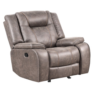 Blake - Glider Recliner Dark Brown 1 Piece