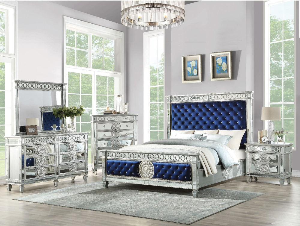Varian - Glam - Bed Blue King