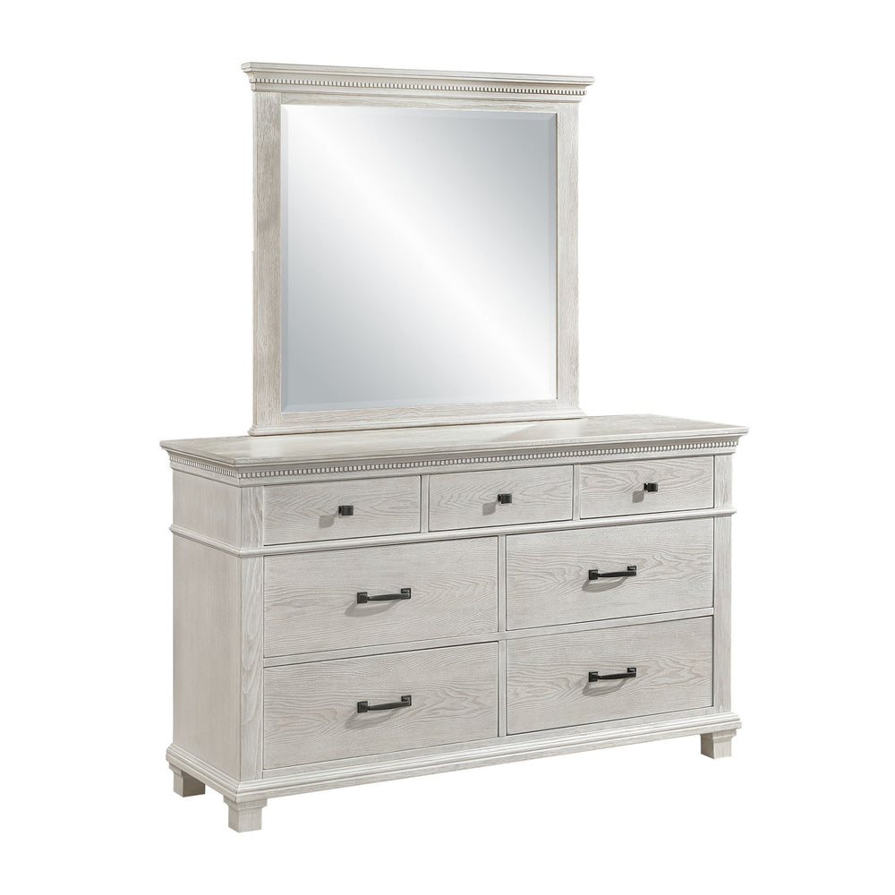 Silver Sands - Dresser Gray Dresser & Mirror