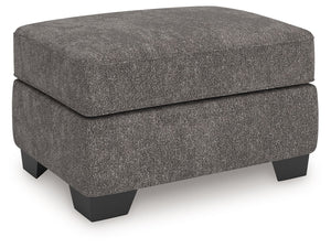 Olten - Ottoman Dark Gray 34"W x 24"D x 19"H