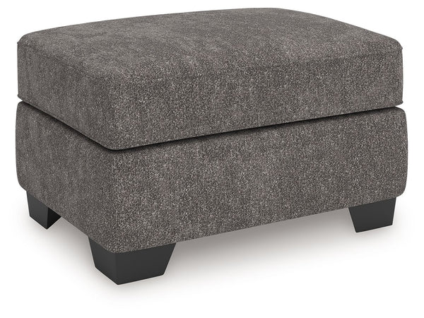 Olten - Ottoman Dark Gray 34"W x 24"D x 19"H
