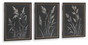 Janisburg - Wall Art Set (Set of 3) - Black / White / Brown