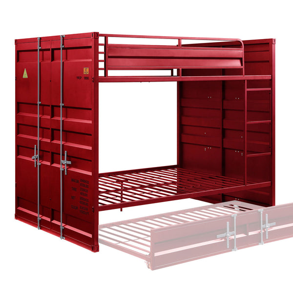 Cargo - Industrial - Bunk Bed Red Full over Full