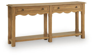 Whitmund - Console Sofa Table - Light Brown