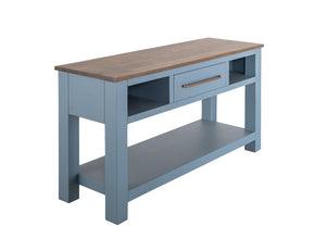 Alban - 1 Drawer Sofa Table Light Blue