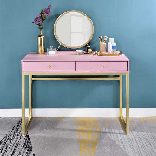 Coleen - Vanity Desk - 42" Pink