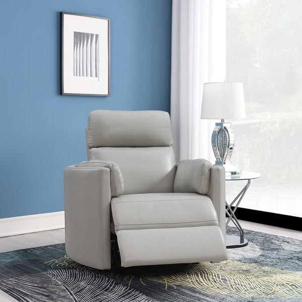 Sagen - Recliner With Swivel & Glider Gray