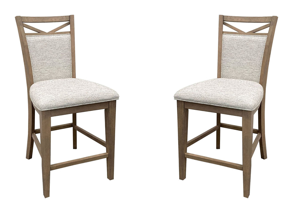 Americana Modern Dining - Upholstered Counter Chair (Set of 2) - Cotton