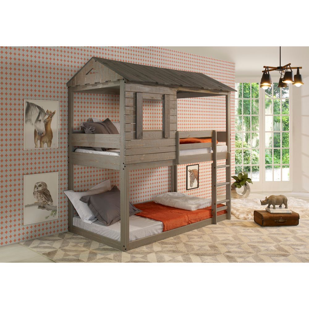 Darlene - Bunk Bed Rustic White